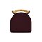 Holland Bar Stool Co 36" Swivel Counter Stool, Black Wrinkle, Med Back, Canter Bordeaux Seat 83036BZMedMplB005 - alternate 3